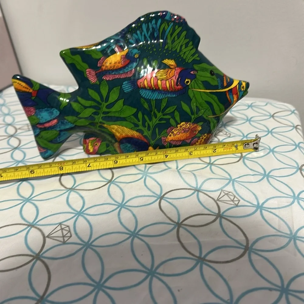 Colorful Ceramic Fish Decor